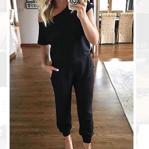 Off shoulder jumpsuit